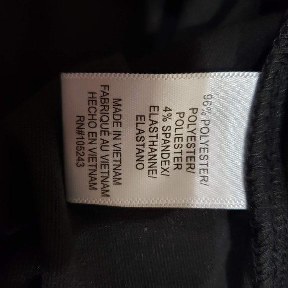 Bobeau Women Plus Soft Velour Embroidered 1X 2X Boho tunic Black Flowy Stretch - Picture 5 of 6